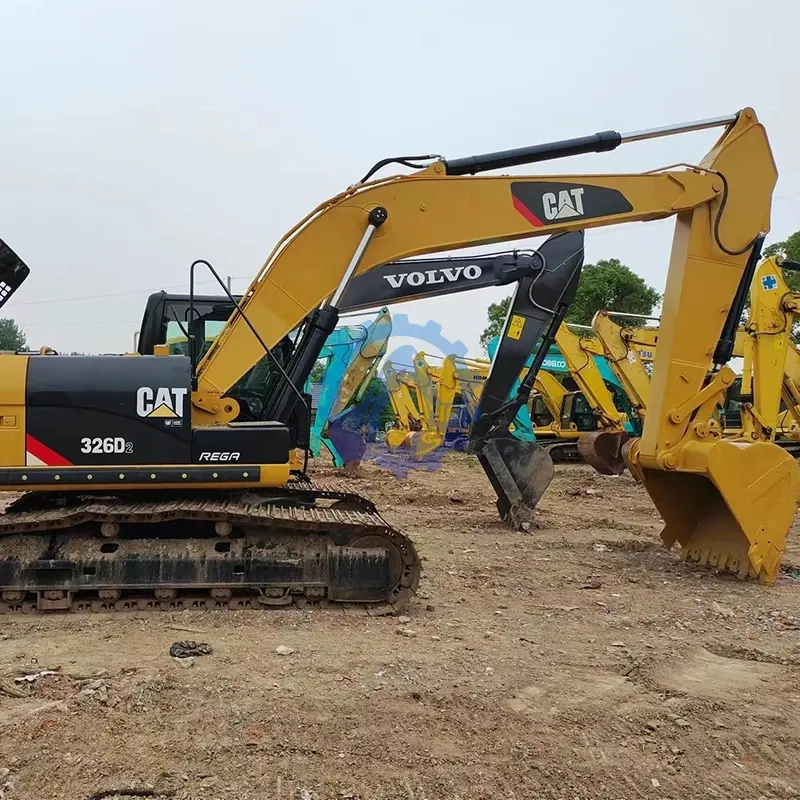 26ton Medium Hydraulic Excavator CAT 326 Used Cat Excavator Caterpillar 326