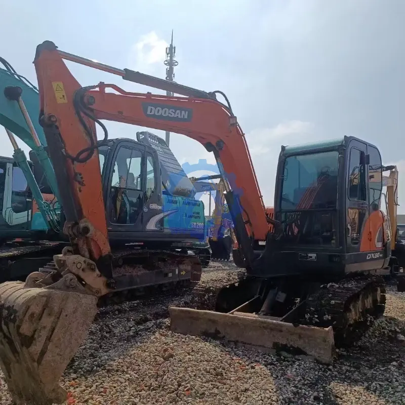 Multifunction High Quality 6ton Small Doosan DX60 Excavator Used Doosan Excavator Doosan DX60