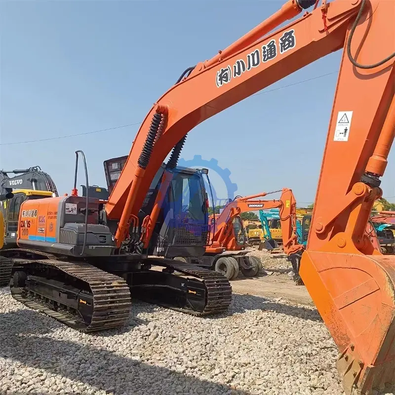 20ton Original Hitachi ZX200 Excavator Used Medium Excavator Hitachi 200