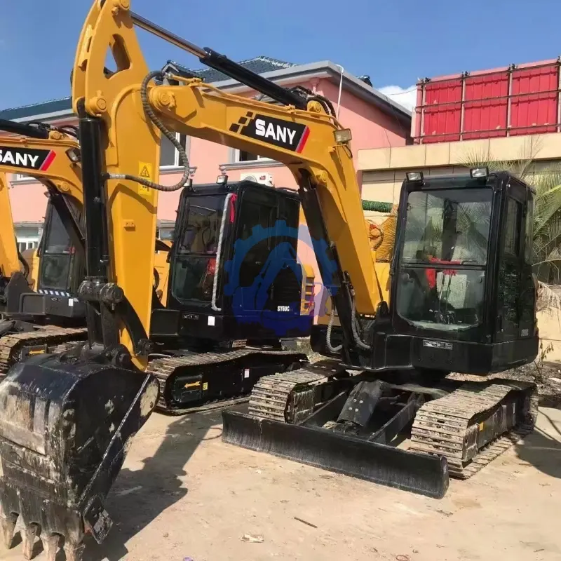 Multifunction Original Mini Excavator Sany 60 Excavator 6ton Used Crawler Excavator Sany SY60C