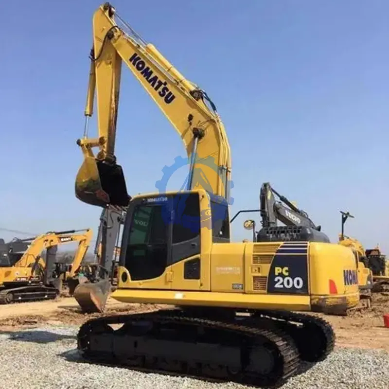 Popular Used Komatsu PC200 Excavator Used 20 ton Komatsu Excavator