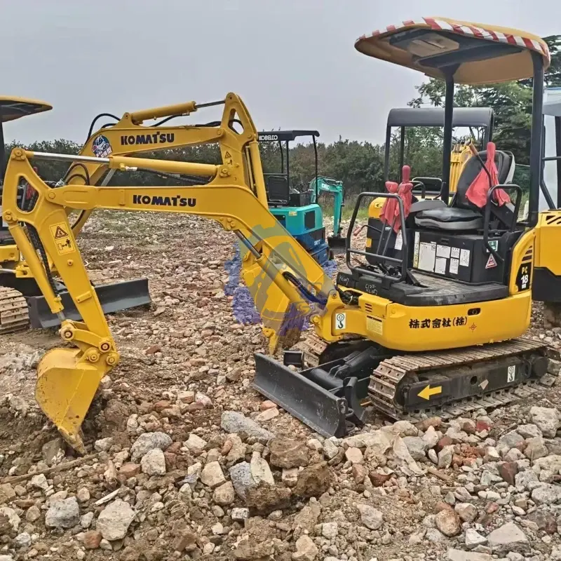 used KOMATSU mini excavator pc18