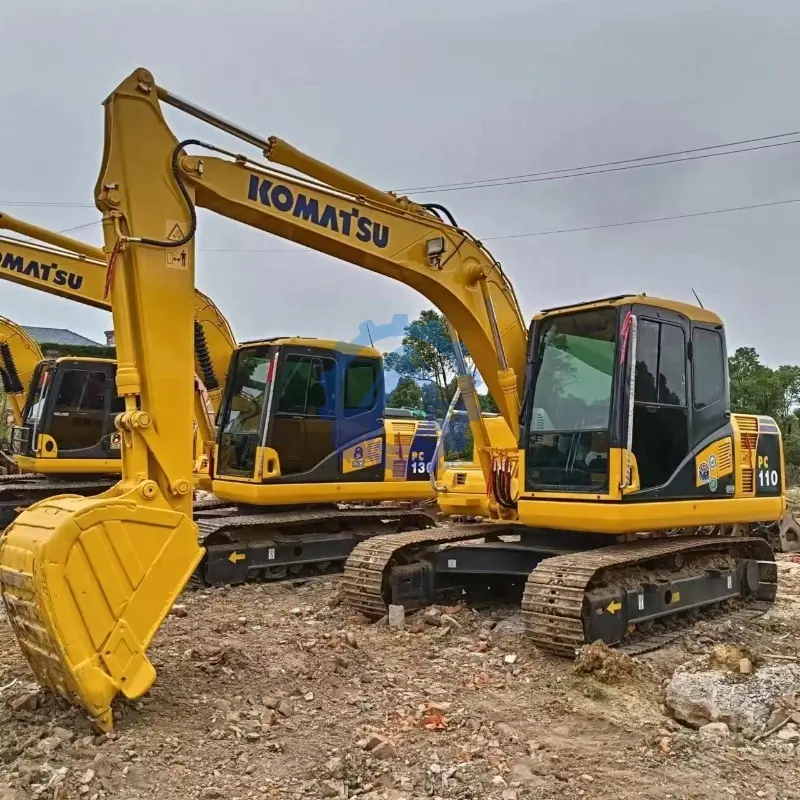 Original Crawler Excavator Komatsu PC 110 Used 11ton Mini PC110 Excavator For Sale