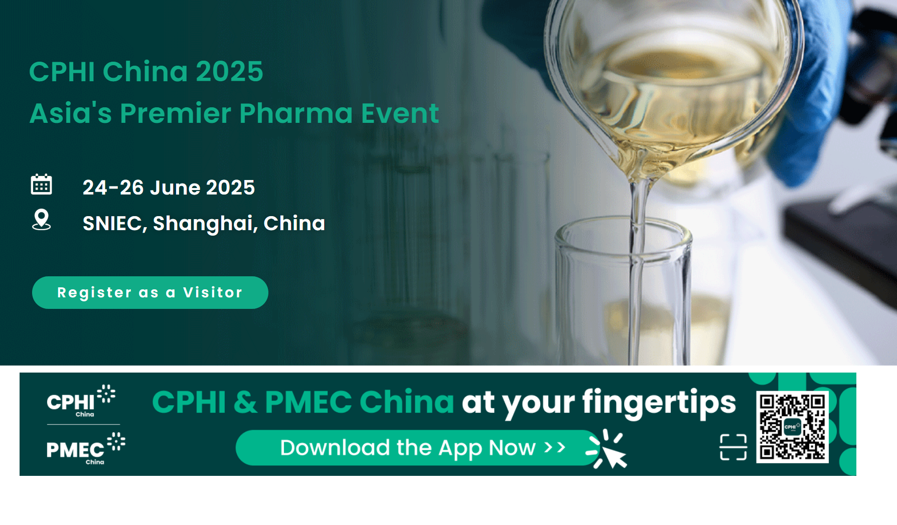 Rejoignez-nous au CPHI Chine 2025