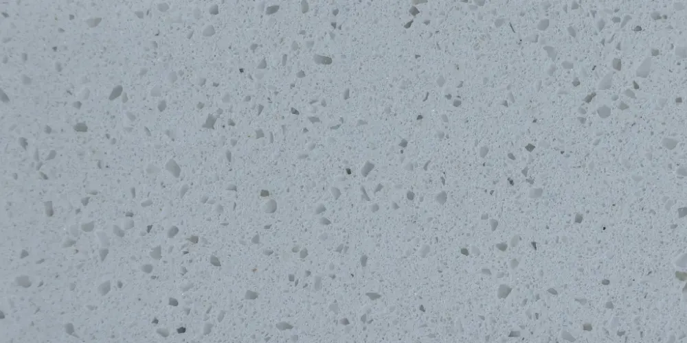 White Speckled Quartz Slabs for High Volume Developments