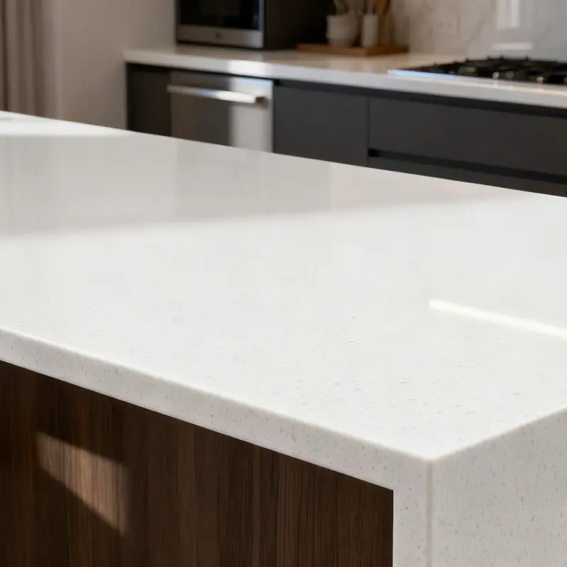 Pure White Quartz Slab