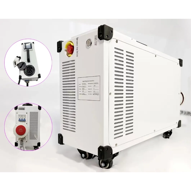 20–40kW Portable DC EV Charger with CEE Plug and AC Input