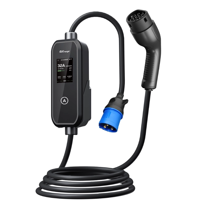 portable ac ev cahrger 3.5kw-11kw