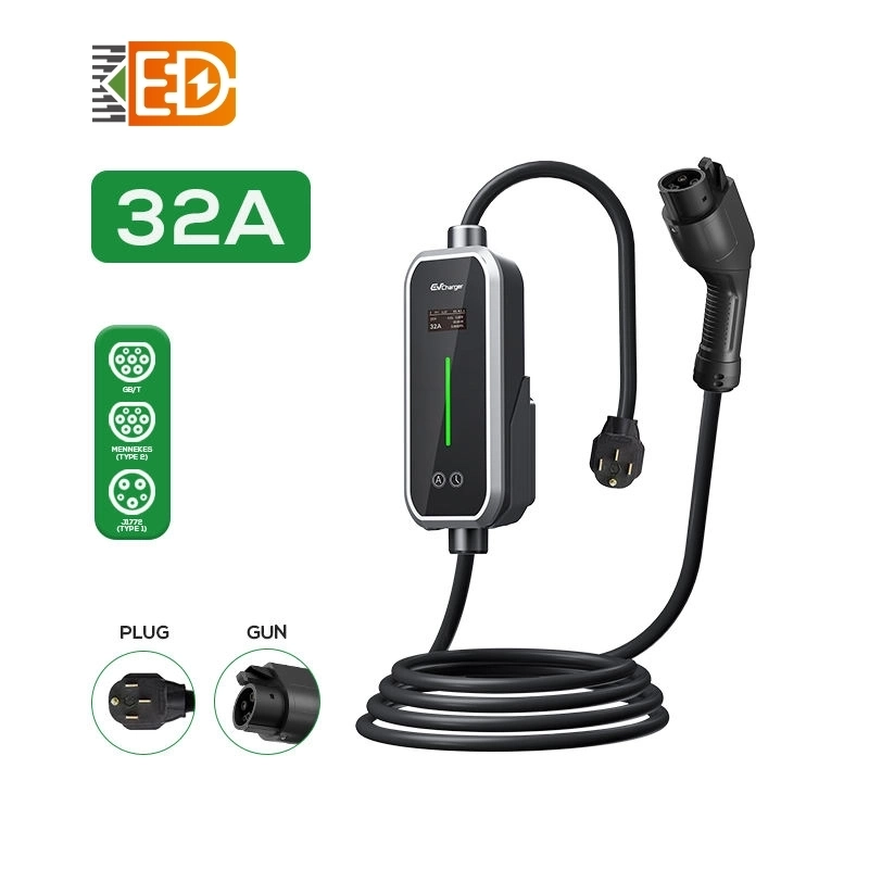 portable ac ev charger 7-11kw