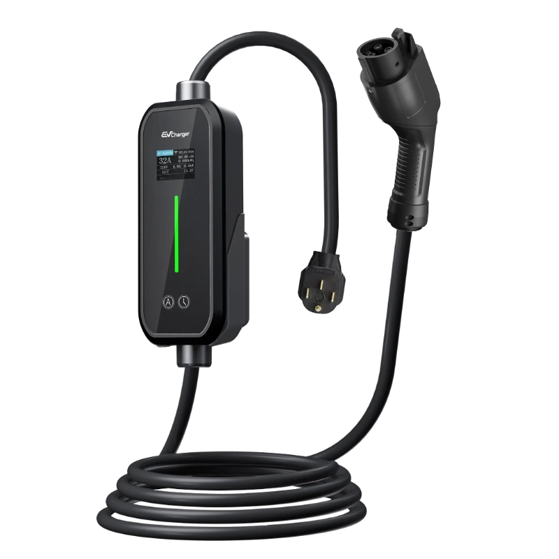 portable ac ev charger 7-11kw