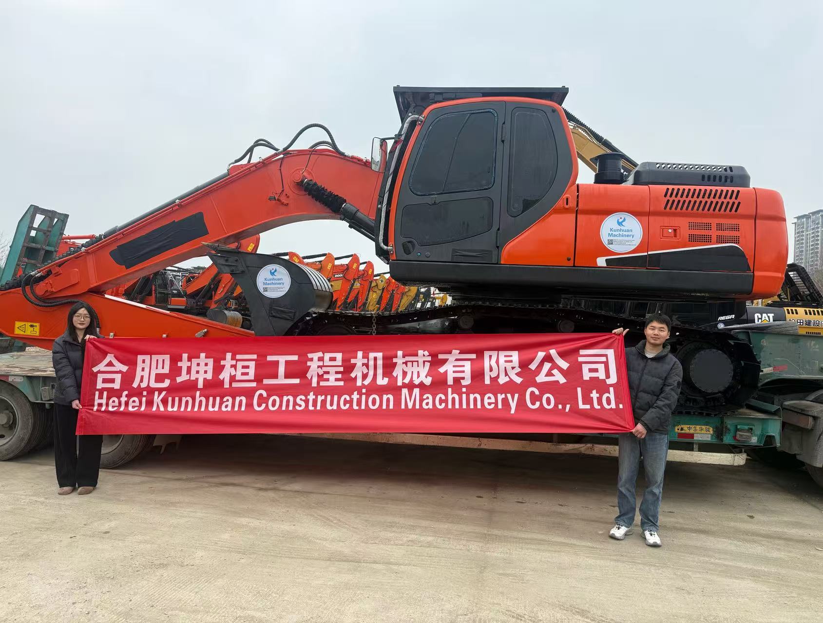 Used Doosan DX225 Excavator Shipped to George Town