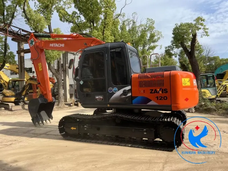 Used Hitachi ZX120 12ton crawler excavator