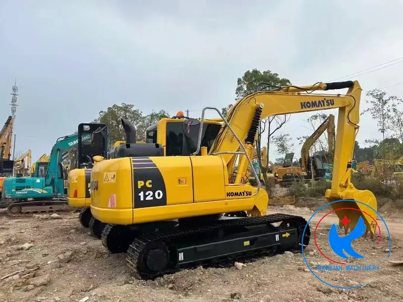 12ton Japan used komatsu pc120-8 crawler digger