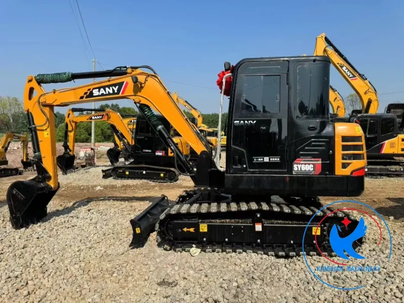 Brand Sany SY60C Digger Second Hand Construction Machinery (1)