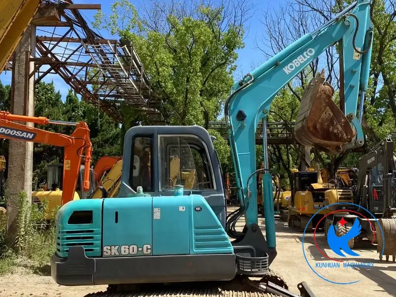 Marke Kleiner 6-Tonnen-Kobelco-Bagger Gebrauchter Kobelco-Bagger Sk60