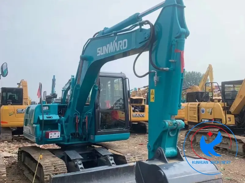 Durability Second Hand Sunward SWE90E Mid-Size Excavator