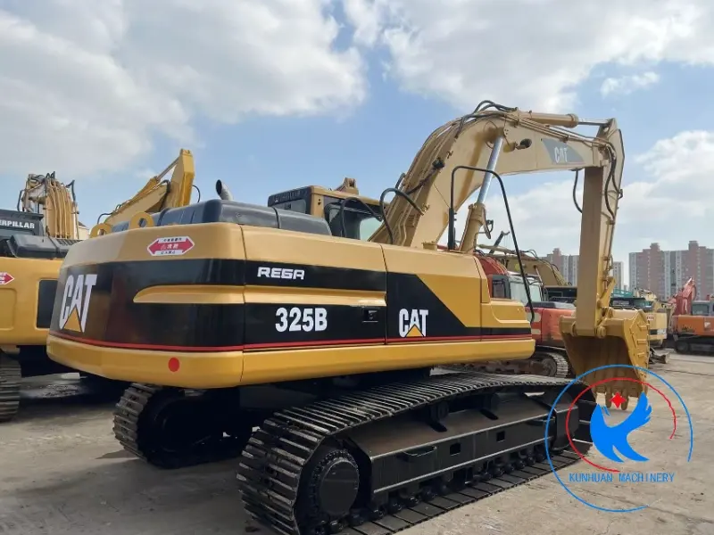 Energy-Saving used Caterpillar CAT325B Excavator Crawler Excavator