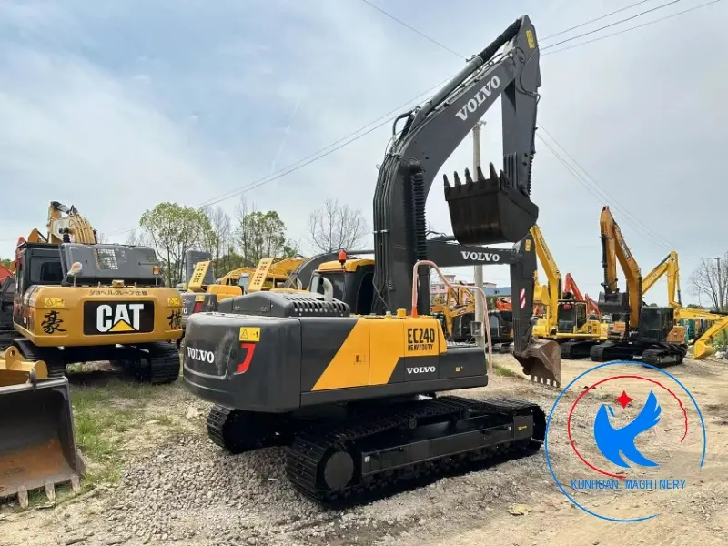 Good Performance Used Medium Volvo Ec240 Engineering Hydraulic Crawler Excavator