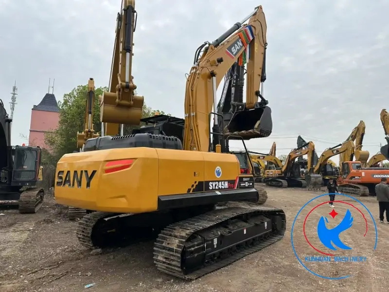 Excavadora Sany SY245Hpro de segunda mano y alto rendimiento