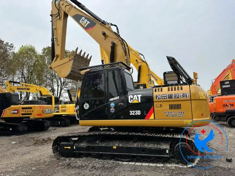 Высококачественная строительная техника б/у Caterpillar CAT323D2L 323d Экскаватор