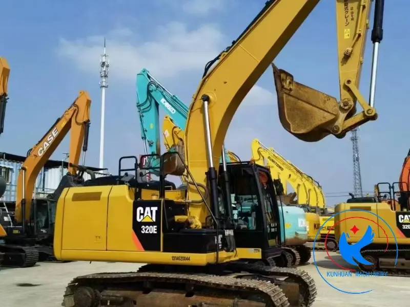 High performance multifunctional Caterpillar CAT320E excavator for sale