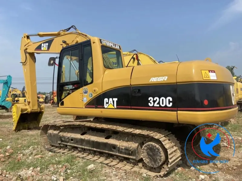 Multifunction Second hand CAT320C Excavator Construction Equipment