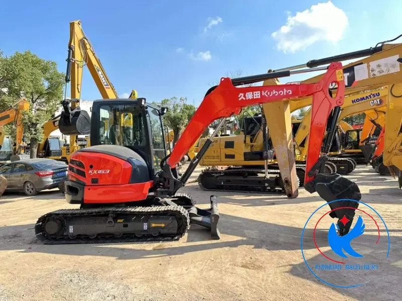 Reliable and Well-Maintained used Kubota KX163 Excavator