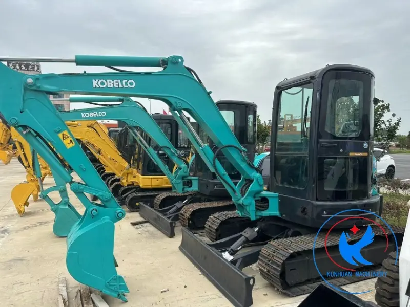 Gebrauchte kompakte Kobelco Sk55sr Raupenbagger Engineering Machinery