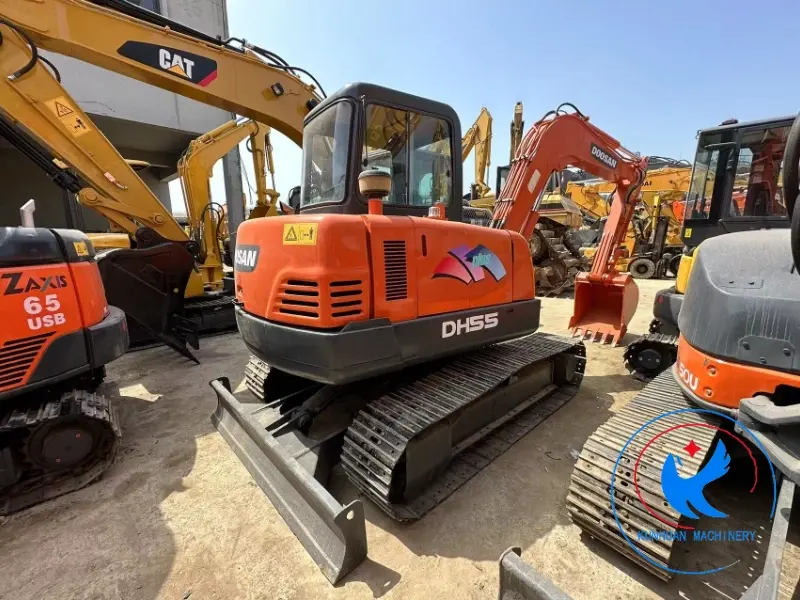 Used Doosan DH55 Backhoe Excavator