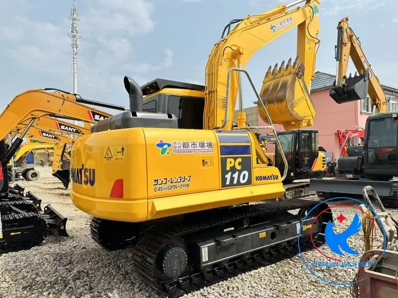 Used Japan Komatsu PC110 Crawler Excavator