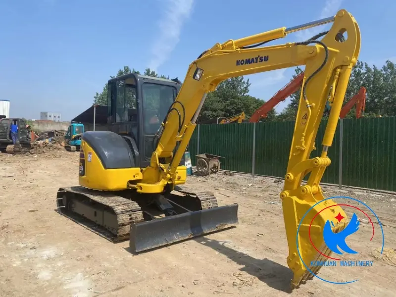 Used Original Japan Komatsu Pc35mr Mini Excavator