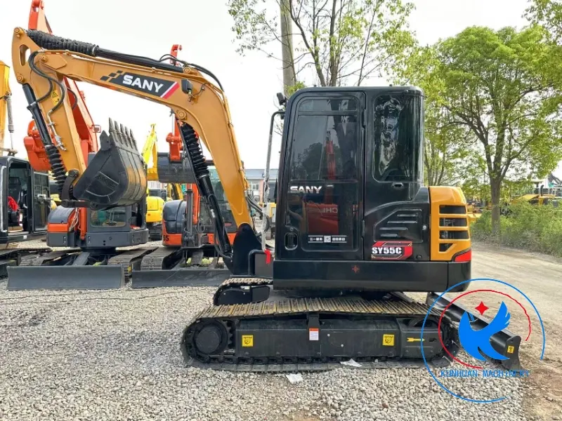 Miniexcavadora de cadenas Sany SY55C de segunda mano