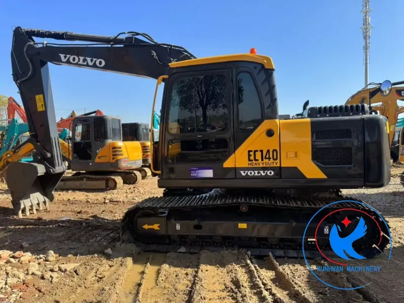 Used Volvo Excavator Ec140 Crawler Excavator Second-Hand Dig Sand Equipment