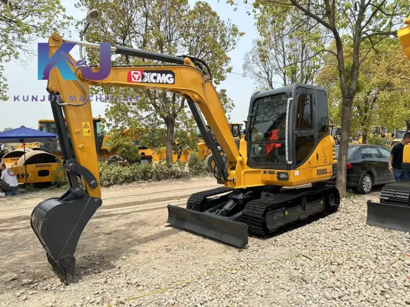 95% Nueva excavadora usada XCMG 60D Mini excavadora de segunda mano