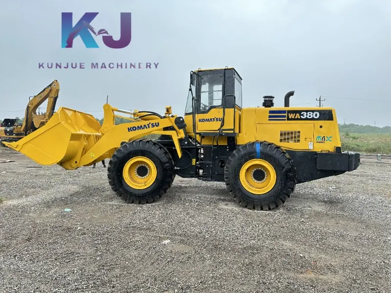 Construction Machinery 6 Tons Second-Hand Komatsu WA380 Wheel Loader