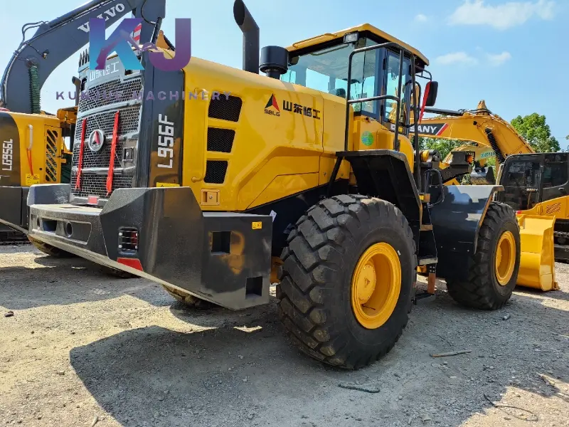 Maquinaria de construcción Movimiento de tierras Cargadora usada SDLG L956f 5tons Cargadoras de ruedas usadas