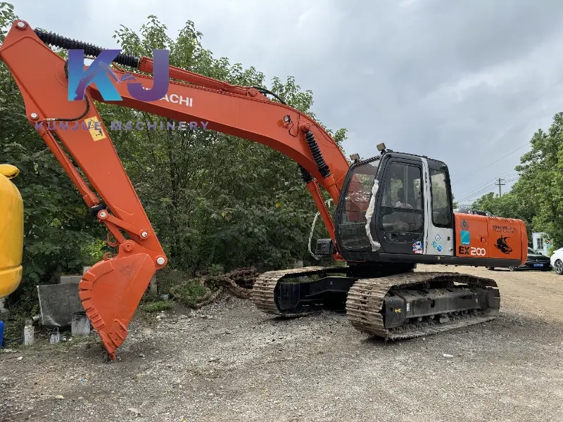 Good Condition Used Excavator Hitachi 200-5 Construction Machinery for Sale