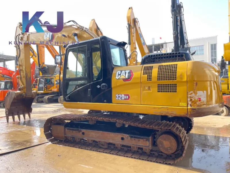 Escavadeira de esteira média Cat 313G2GX usada no Japão