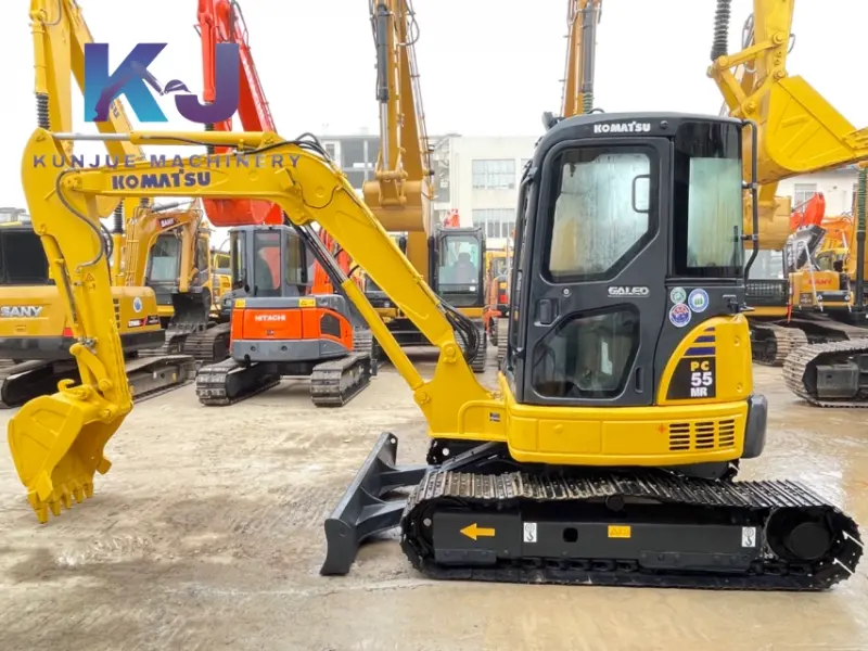 Komatsu PC55MR Used small hydraulic excavator Global Supply