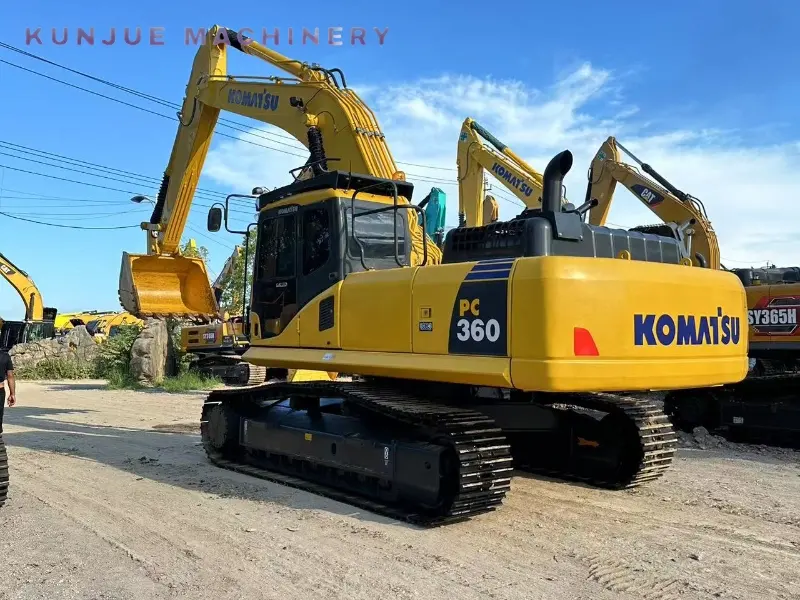 معدات حفارة كبيرة مستعملة من طراز Komatsu PC360 سعة 36 طن