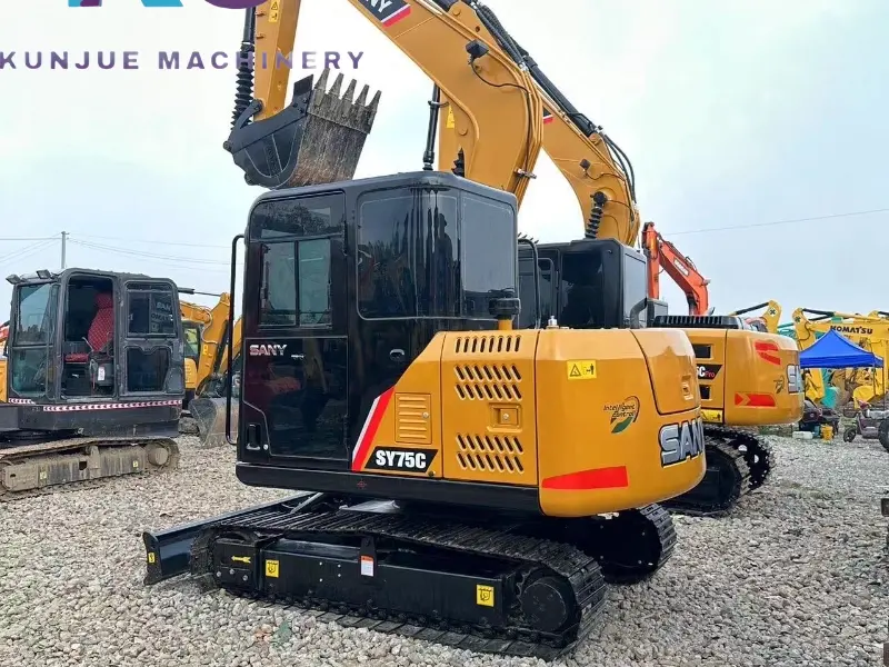 Small Used SANY 75C 7.5Ton Excavator for Sale