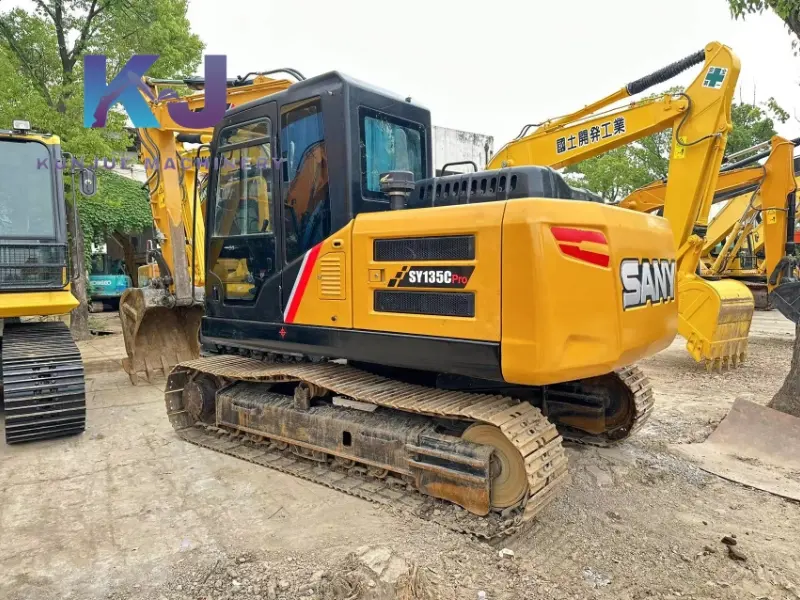 Excavadora SANY 135C PRO usada para construcción pesada