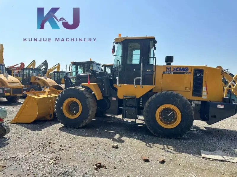 رافعة شوكية ZL50GN Earth Moving Machinery الرسمية من XCMG بوزن 5 أطنان للبيع