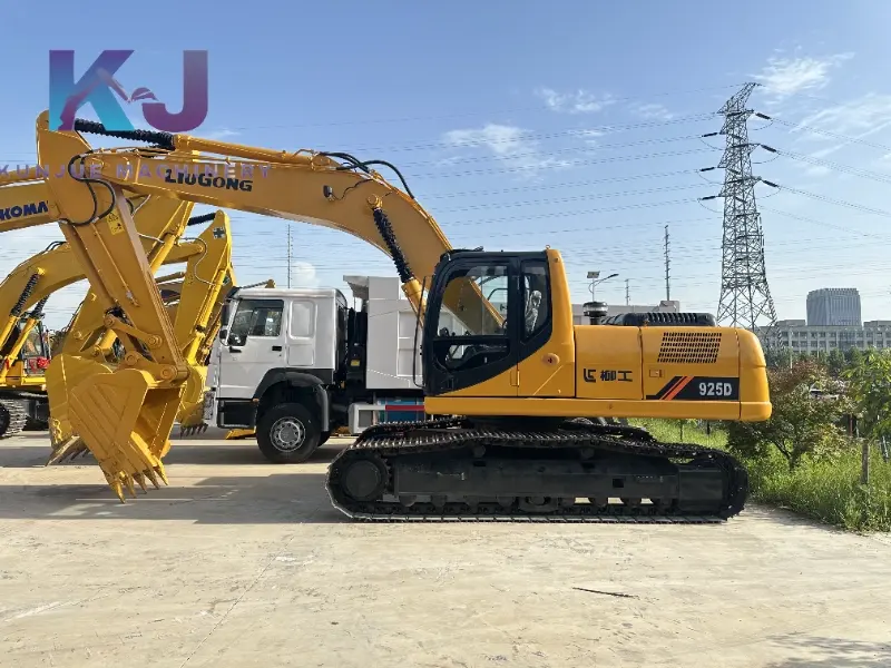 escavadeira de esteira Liugong 925D usada, máquinas de movimentação de terra