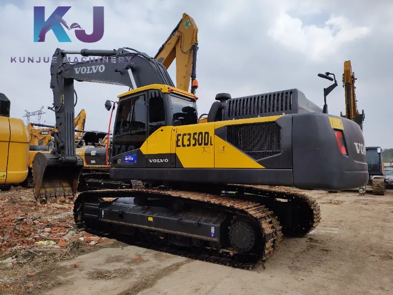 used volvo350 excavator