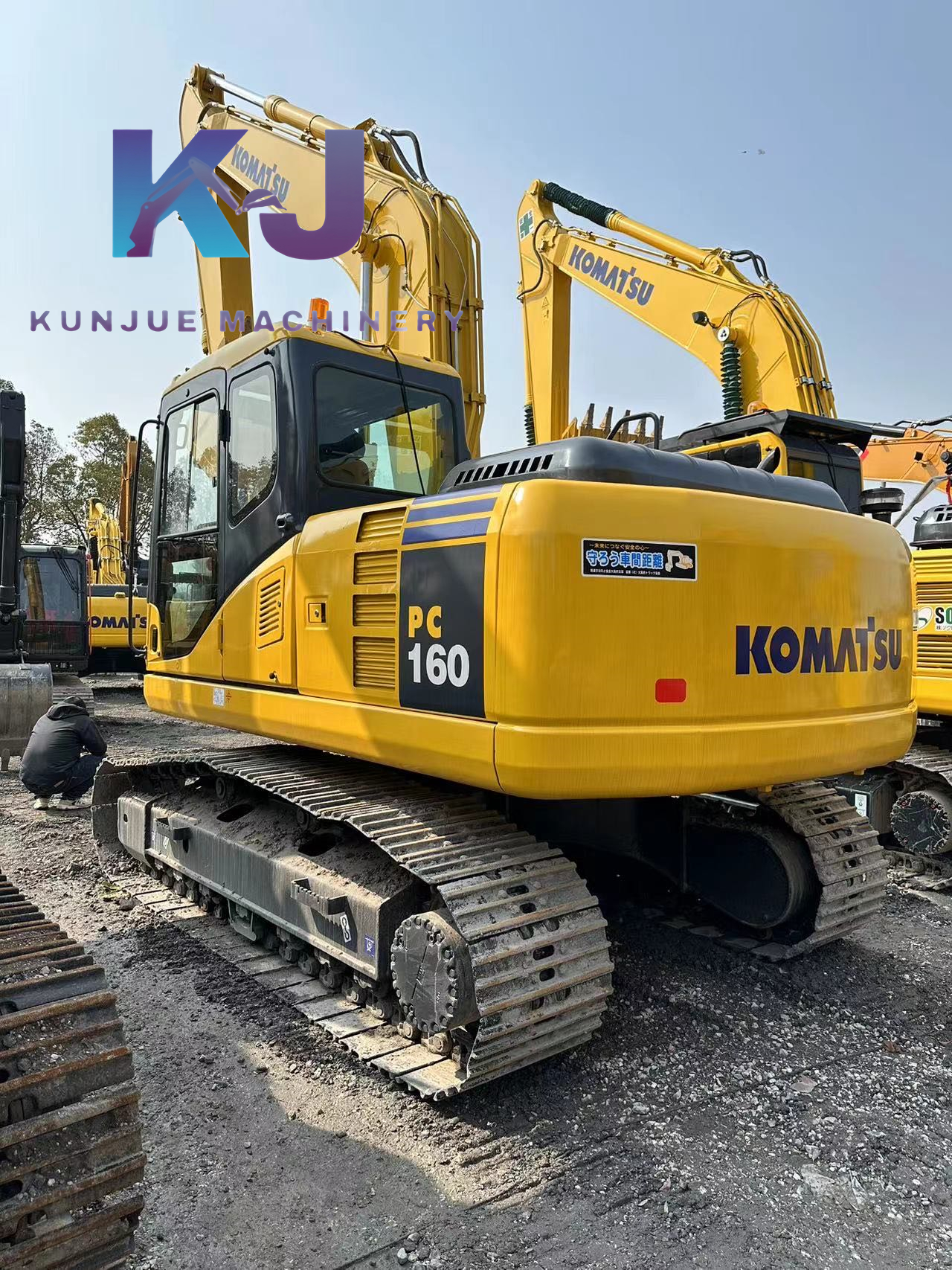 Pelle d'occasion KOMATSU PC160 Matériel de construction à vendre