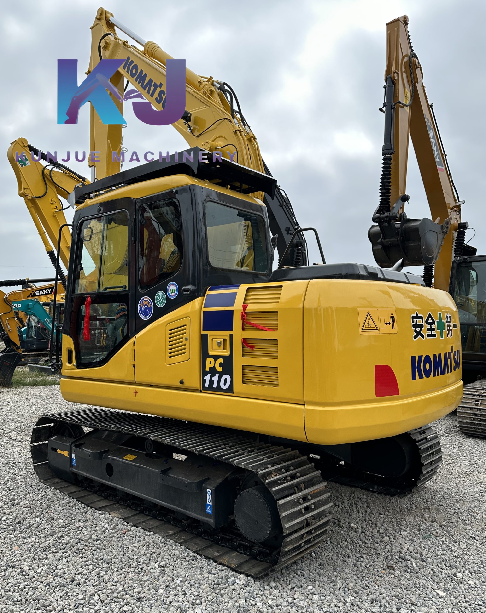 Used KOMATSU PC110 tracked excavator Construction Equipment For Sale