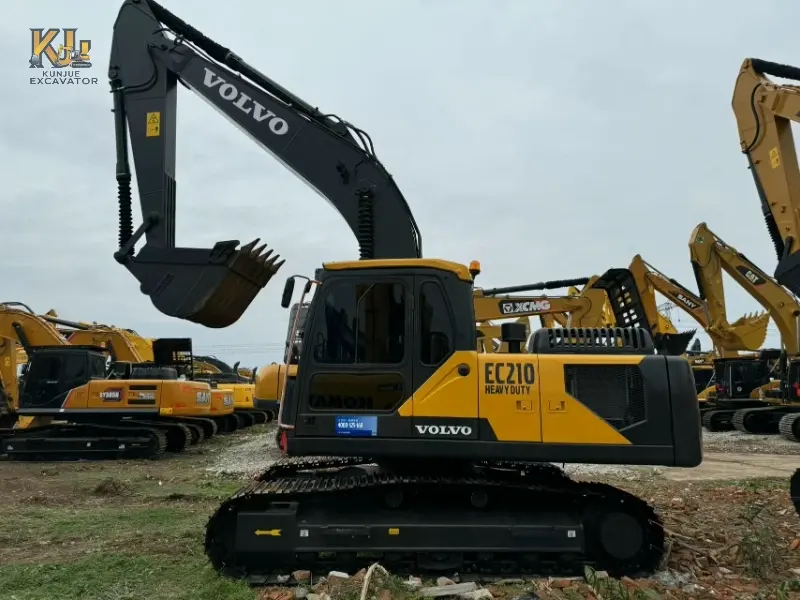 Competitive Price Used Volvo EC210 Excavator Powerful Small Hydraulic Excavator
