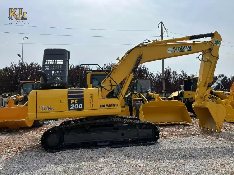 Durable Used PC200 Excavator High Performance Construction Equipment Supplier