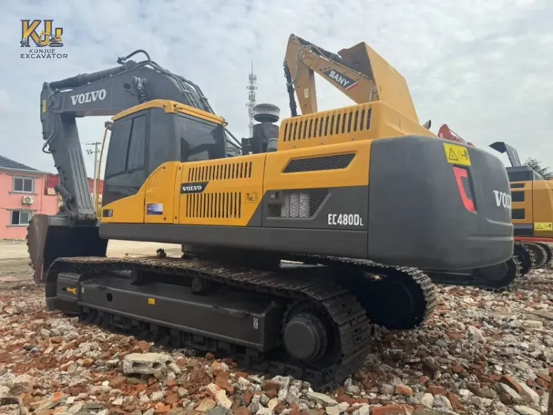 Durable Used Volvo EC480 Excavator Heavy Hydraulic Excavator Supplier